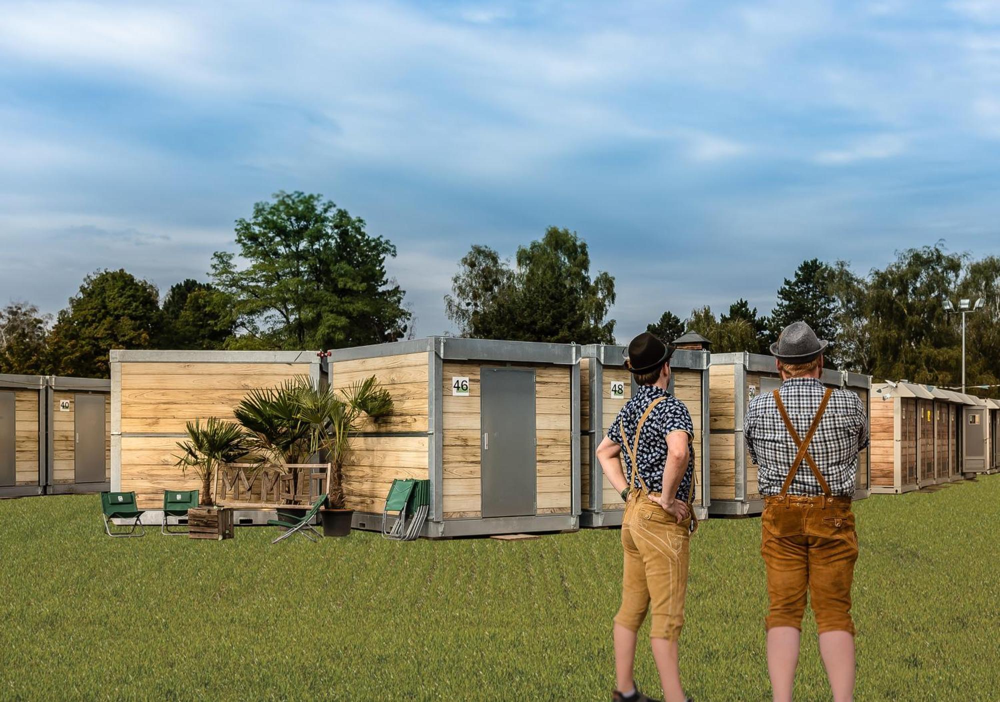 Luxe tent Oktoberfest Wiesn Camp *